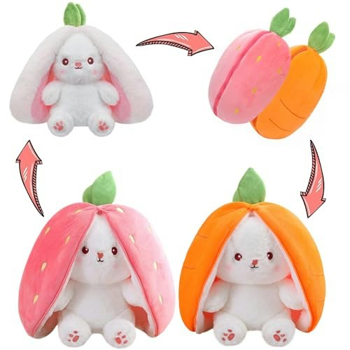 Miaodam Carrot Strawberry Bunny Stuffed Animal: $20.99 Miaodam Carrot Strawberry Bunny Stuffed Animal: $20.99