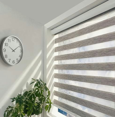 ShadesU 74" x 72" Cordless Zebra Roller Shades: $114.06