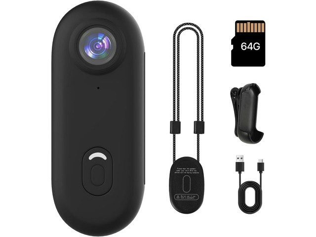 Li & Lu 4K Action Camera w/ 64GB Card: $111.35
