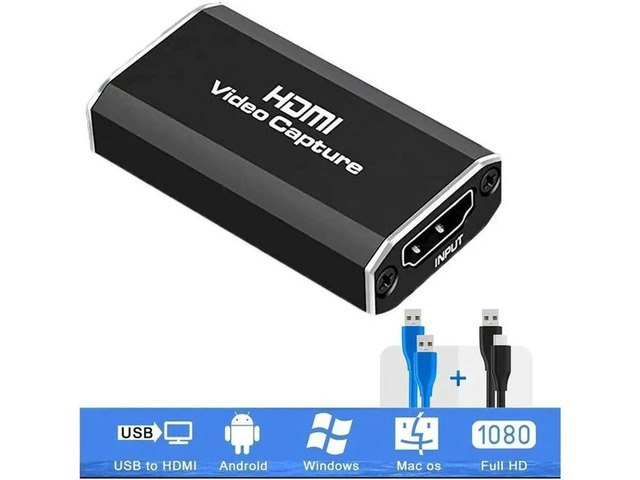 4K HDMI Video Capture Card: $22.39