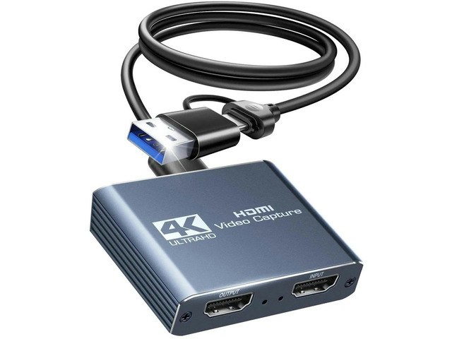 4K HDMI to USB Video Capture Card: $15.99