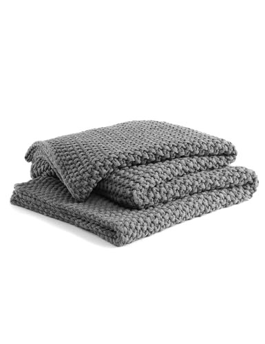 YnM 50" x 60" Chunky Cotton Knit Throw Blanket: $39.94 YnM 50" x 60" Chunky Cotton Knit Throw Blanket: $39.94