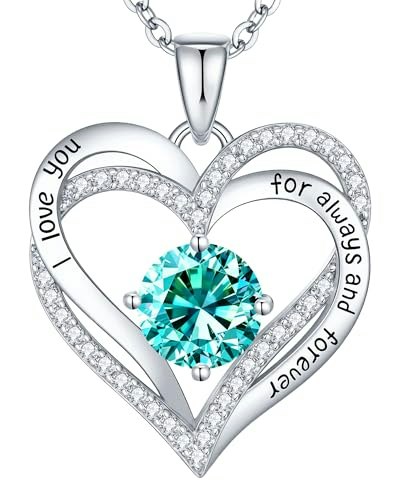 CDE S925 Birthstone Heart Necklace: $109.99 CDE S925 Birthstone Heart Necklace: $109.99