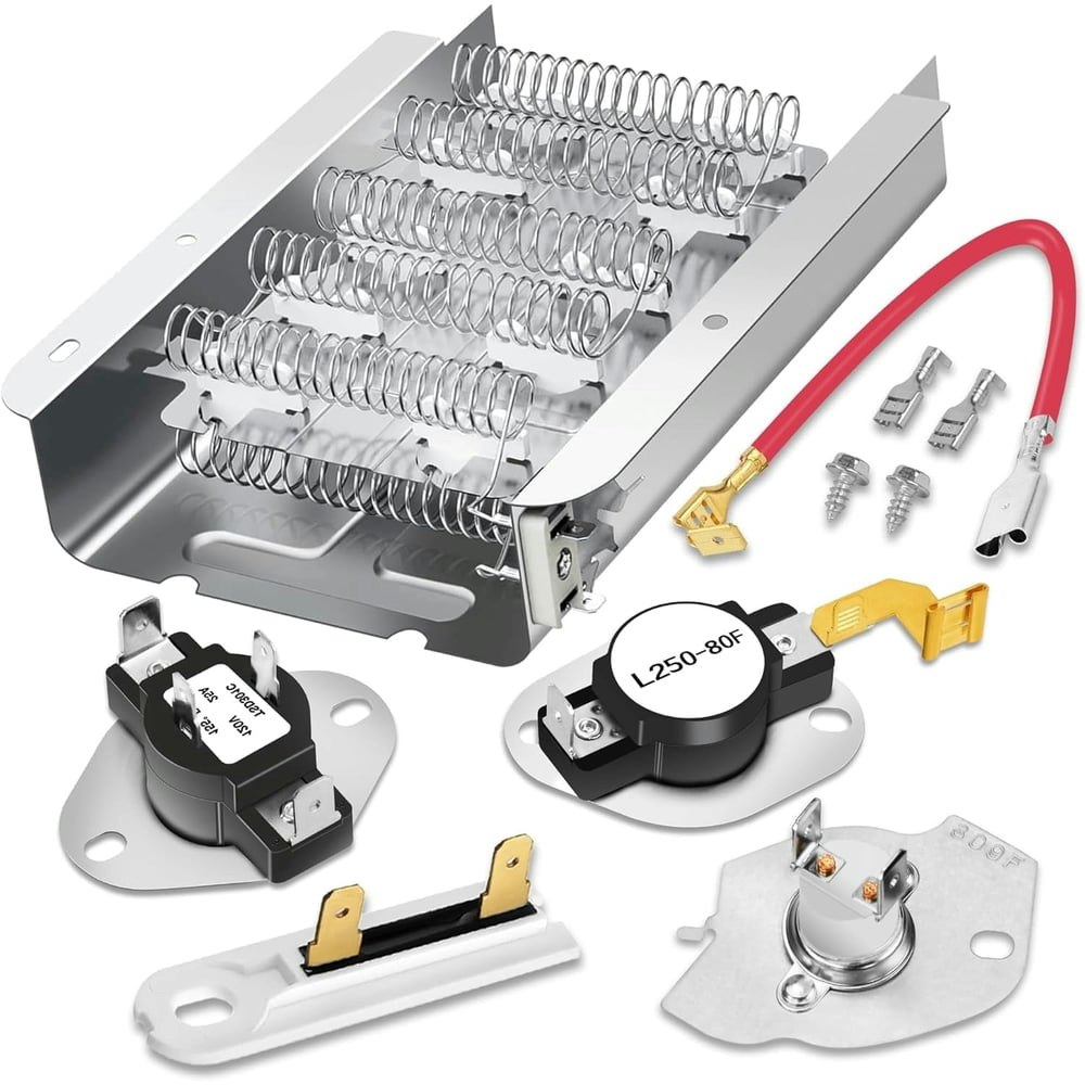 Cudnt Dryer Heating Element Kit with Thermostats and Fuses: $22.49