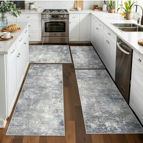 Kitchen Rug Runner 4-Piece Set: $49.97