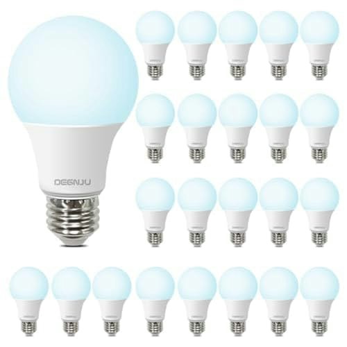 Degnju A19 60W Equivalent 5000K LED Light Bulbs 24-Pack: $18.24 Degnju A19 60W Equivalent 5000K LED Light Bulbs 24-Pack: $18.24