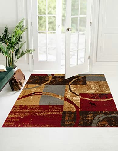 Unique Loom Barista Collection 5'4" Square Area Rug: $76.50 Unique Loom Barista Collection 5'4" Square Area Rug: $76.50