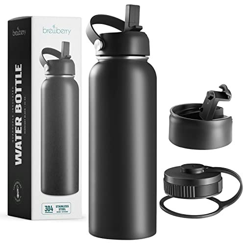 Brewberry 32-oz Insulated Stainless Steel Water Bottle: $19.99