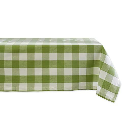 DII 52" x 52" Buffalo Check Cotton Tablecloth: $8.69
