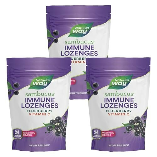 Nature’s Way Sambucus Immune Lozenges 3-Pack: $16.34