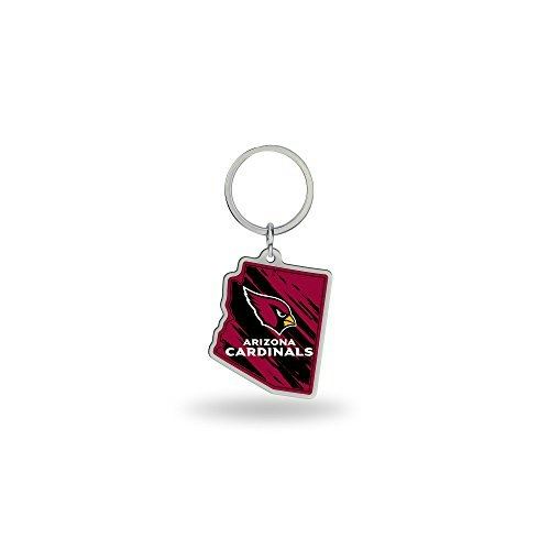 Rico Industries Arizona Cardinals State Shape Keychain: $2.14