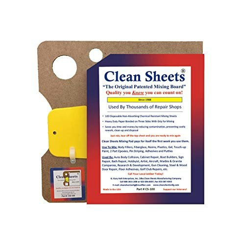 Clean Sheets 8.5" x 11" Disposable Mixing Pad 100-Pack: $12 Clean Sheets 8.5" x 11" Disposable Mixing Pad 100-Pack: $12