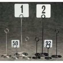 American Metalcraft 6-inch Chrome Swirl Base Number Stand: $6.28 American Metalcraft 6-inch Chrome Swirl Base Number Stand: $6.28