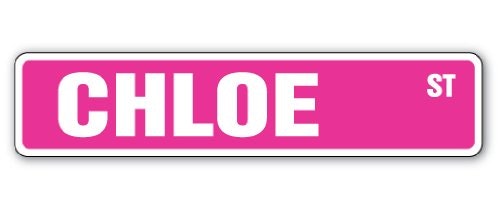 Chloe Street Name Room Sign 18-Inch: $8.99 Chloe Street Name Room Sign 18-Inch: $8.99