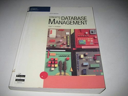 Concepts of Database Management Fifth Edition: $6.39
