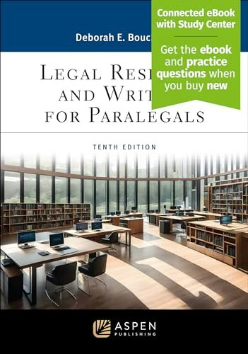 Legal Research and Writing for Paralegals: $96.14 Legal Research and Writing for Paralegals: $96.14