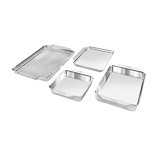 All-Clad Stainless Steel Baking Pan 5-Piece Set: $299.99 All-Clad Stainless Steel Baking Pan 5-Piece Set: $299.99