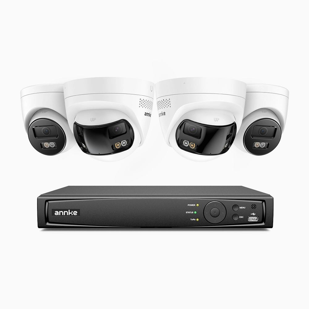 Annke 8-Channel 4K 4-Camera 2TB PoE Security System: $399.99