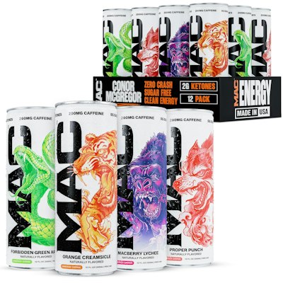 Mac Energy Sugar Free Energy Drink Variety 12-Pack for $8.99 via Sub. & Save + free shipping w/ Prime