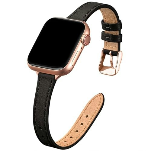 Stiroll Slim Leather Apple Watch Band: $7.59 w/ Prime