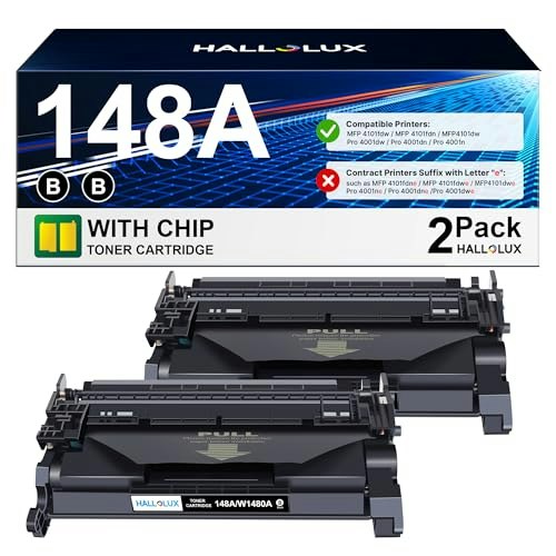 Hallolux 148A/148X Toner Cartridge 2-Pack: $59.99 Hallolux 148A/148X Toner Cartridge 2-Pack: $59.99