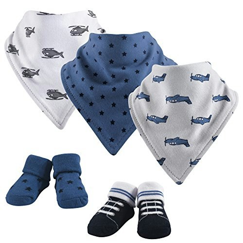 Hudson Baby Cotton Bib and Sock Set: $5.76