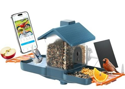 Smart Solar Dual-Lens Bird Feeder Camera for $30 + free shipping w/ Prime