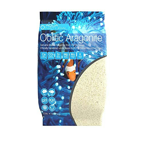 Aqua Natural Oolitic Aragonite Aquarium Sand 20lb: $25.19