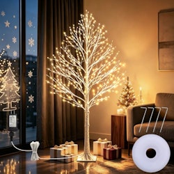 7-Foot 1,000-LED Lighted Birch Tree for $58 + free shipping
