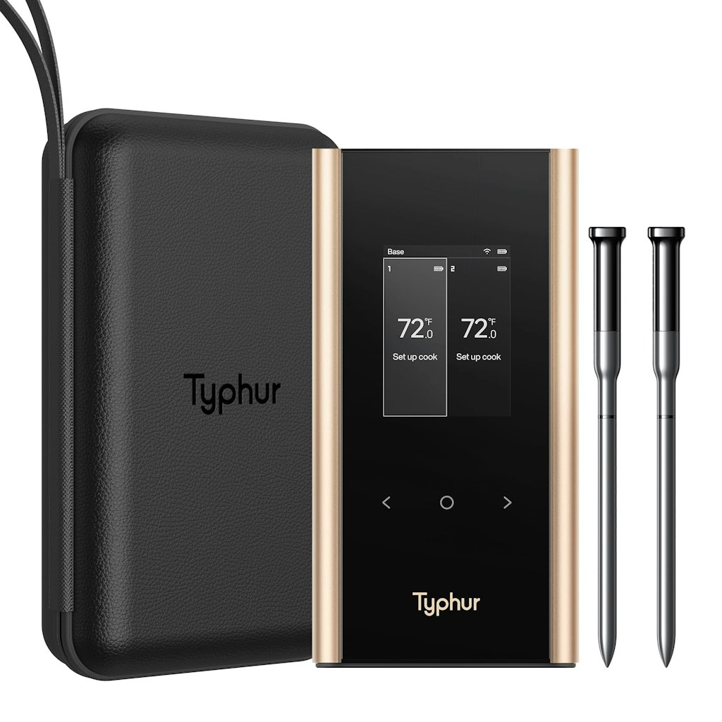 Typhur Sync Gold WT05 Dual Wireless WiFi Meat Thermometer w/ Carrying Case: $153