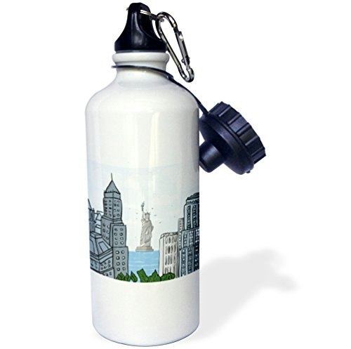 3dRose Statue of Liberty Illustration Sports Water Bottle 21-oz.: $15.92 3dRose Statue of Liberty Illustration Sports Water Bottle 21-oz.: $15.92
