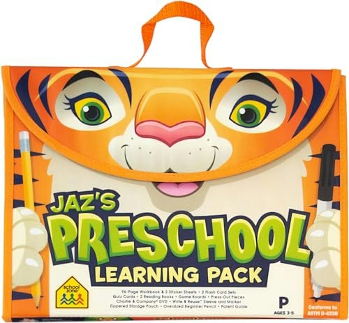 School Zone Jaz's Preschool Learning Pack: $19.49
