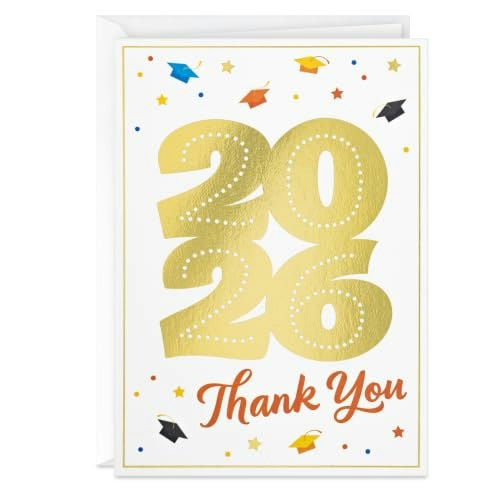 Hallmark Graduation Thank You Cards 40-Pack: $4.84 Hallmark Graduation Thank You Cards 40-Pack: $4.84