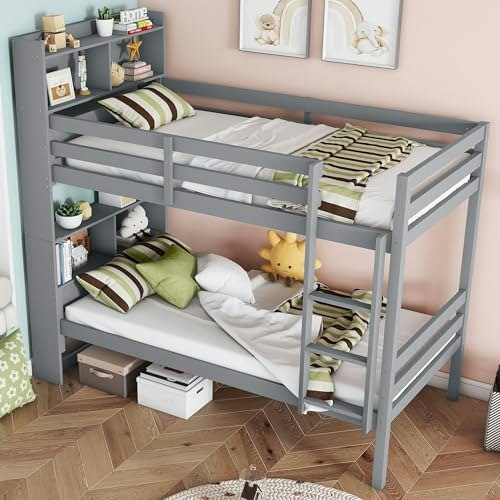 Keiki Twin-Over-Twin Wooden Bunk Bed: $346.54 Keiki Twin-Over-Twin Wooden Bunk Bed: $346.54