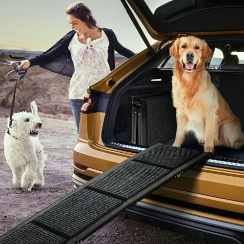63" x 17" Folding Pet Ramp for Dogs: $62.44 63" x 17" Folding Pet Ramp for Dogs: $62.44