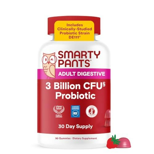 SmartyPants 3 Billion CFU Probiotic Gummies 30-Count: $16.58