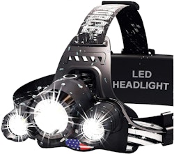 USB Rechargeable LED Headlamp w/ Red Light for $29 + free shipping