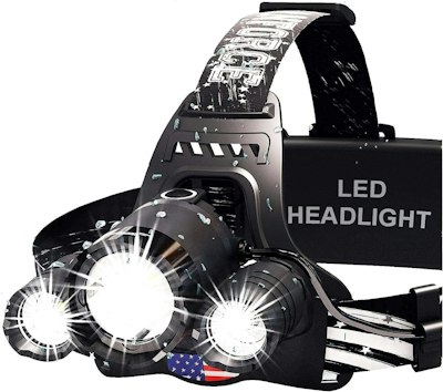 USB Rechargeable LED Headlamp w/ Red Light for $29 + free shipping
