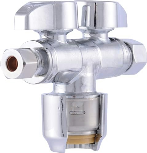 SharkBite Max 1/2" Push-to-Connect x 3/8" x 1/4" Compression Dual Shut-Off Ball Valve: $28.36 SharkBite Max 1/2" Push-to-Connect x 3/8" x 1/4" Compression Dual Shut-Off Ball Valve: $28.36