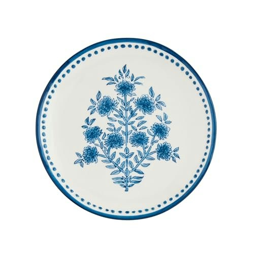 Mud Pie Flower Stem Print Salad Plate 8-inch: $9.49 Mud Pie Flower Stem Print Salad Plate 8-inch: $9.49