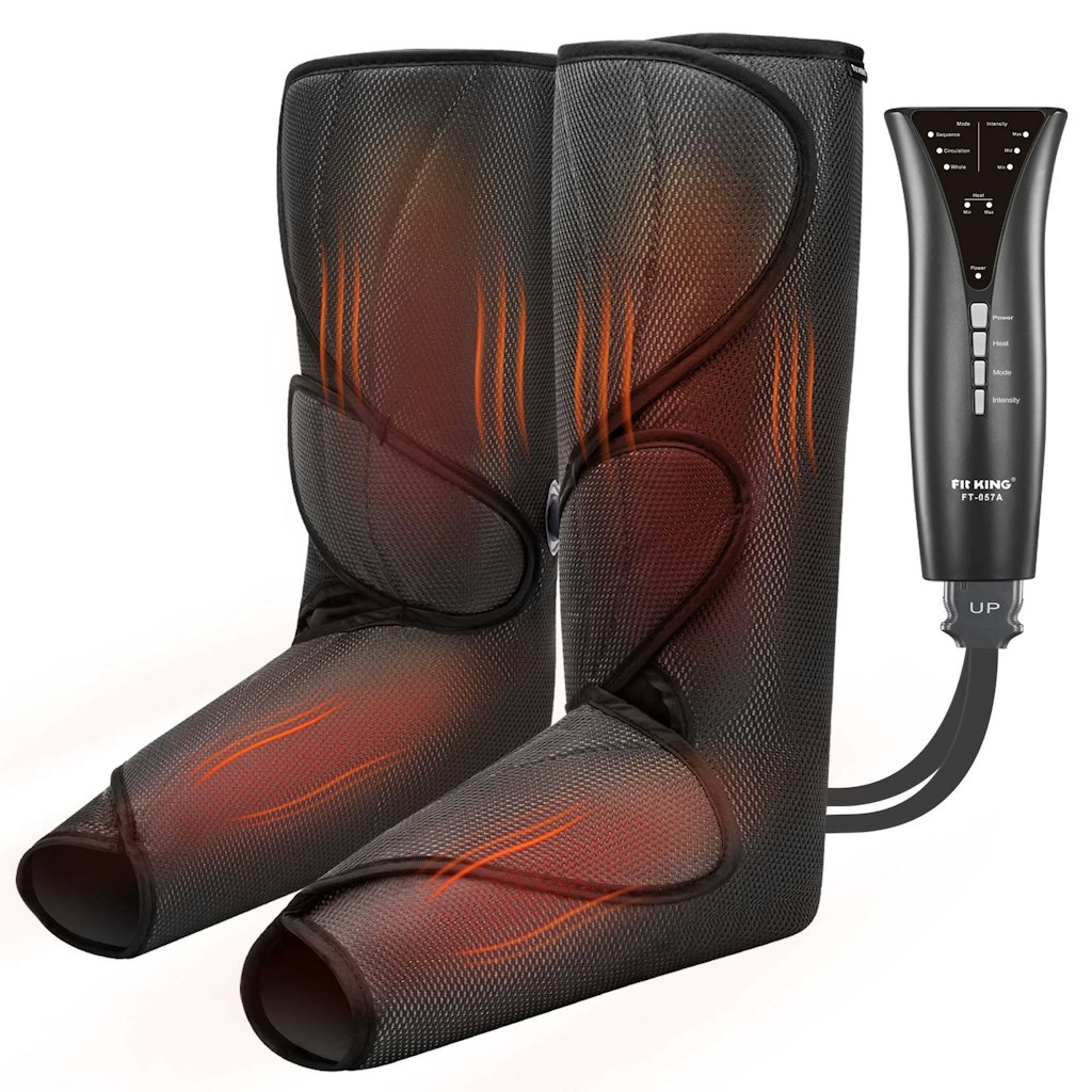 Fit King Air Compression Leg & Foot Massager w/ Heat: $84