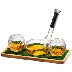 Godinger Golf Club Whiskey Decanter Set w/ Golf Ball Glasses for $90 + free shipping
