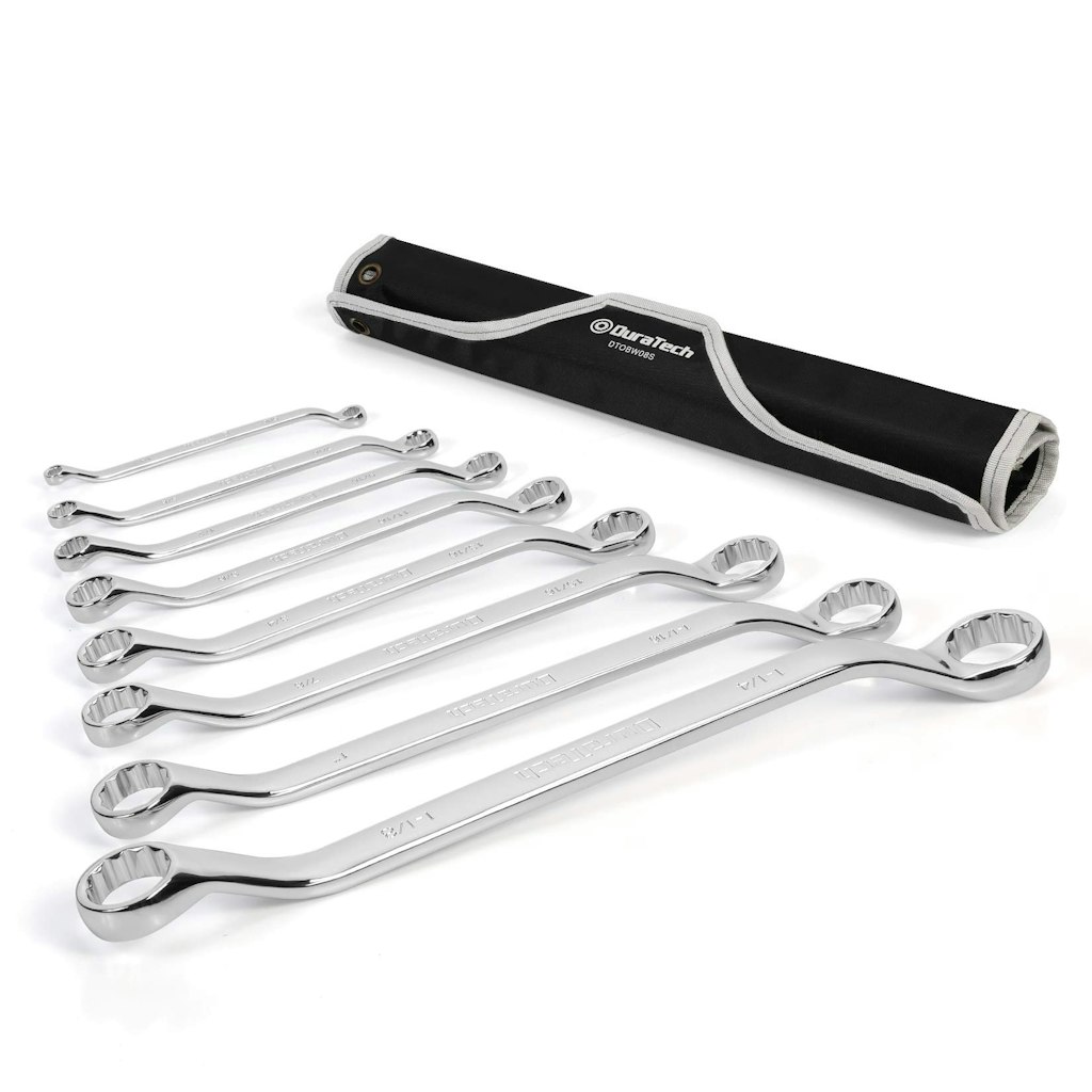 DuraTech 50-Degree Offset 12-Point SAE 8-Piece Wrench Set: $32