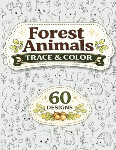 Miliot Forest Animals Trace & Color Activity Book: $7.86 Miliot Forest Animals Trace & Color Activity Book: $7.86