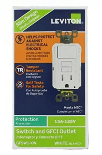 15A 125V GFCI Outlet and Switch Combination: $28 15A 125V GFCI Outlet and Switch Combination: $28