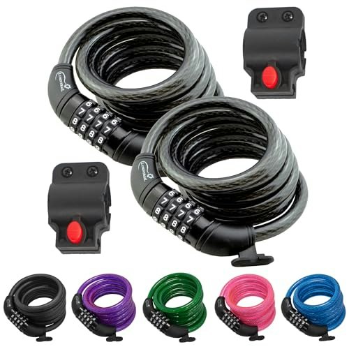 Lumintrail 6-Foot Combination Cable Bike Lock 2-Pack: $21.37 Lumintrail 6-Foot Combination Cable Bike Lock 2-Pack: $21.37