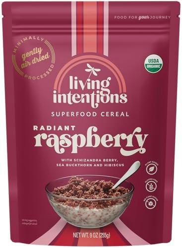 Living Intentions Radiant Raspberry Superfood Cereal 9-oz.: $12.90 Living Intentions Radiant Raspberry Superfood Cereal 9-oz.: $12.90
