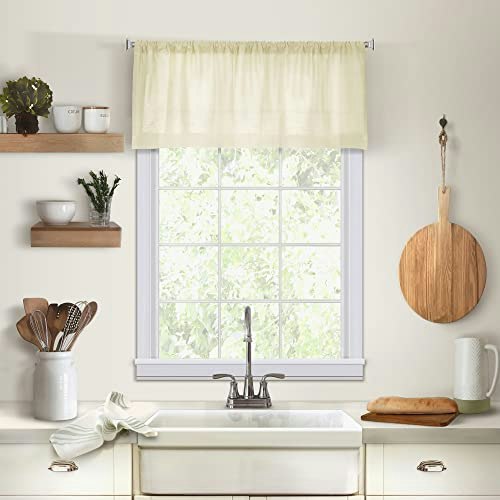 Elrene Home Fashions Cameron Linen Window Valance: $20.92 Elrene Home Fashions Cameron Linen Window Valance: $20.92