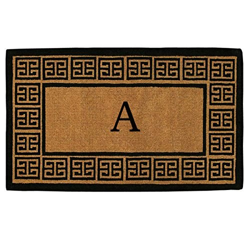 The Grecian 18" x 30" Monogrammed Doormat: $29.73 The Grecian 18" x 30" Monogrammed Doormat: $29.73