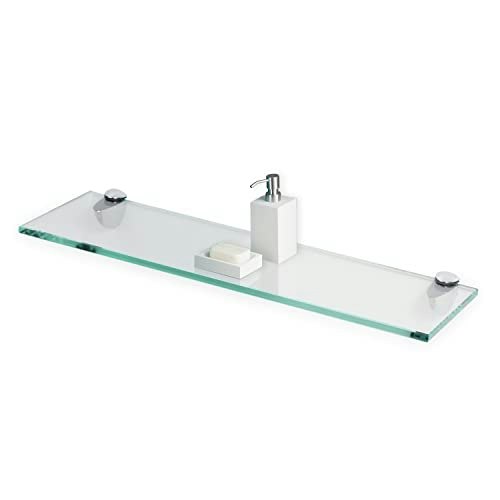 Fab Glass and Mirror 10\" x 18\" Clear Glass Shelf: $39.87 Fab Glass and Mirror 10\" x 18\" Clear Glass Shelf: $39.87